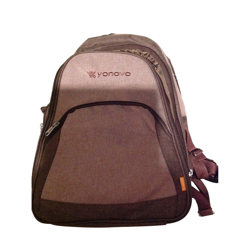 Yonovo Picnic Backpack for 2 Brown Tan Insulated Outdoor Set NEW